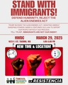 Tacoma Stand with Immigrants Flyer