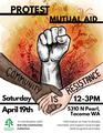 Tacoma April 19 Protest + Mutual Aid Drive Flyer
