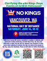 Vancouver June 14, 2025 Day of Defiance Flyer